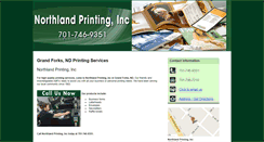 Desktop Screenshot of northlandprinting-gf.com